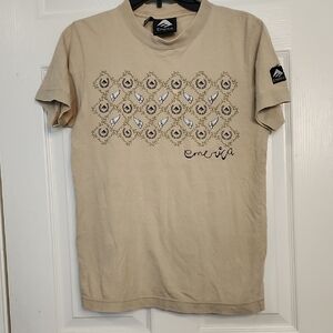 Emerica. Tan Graphic Short Sleeve Tee